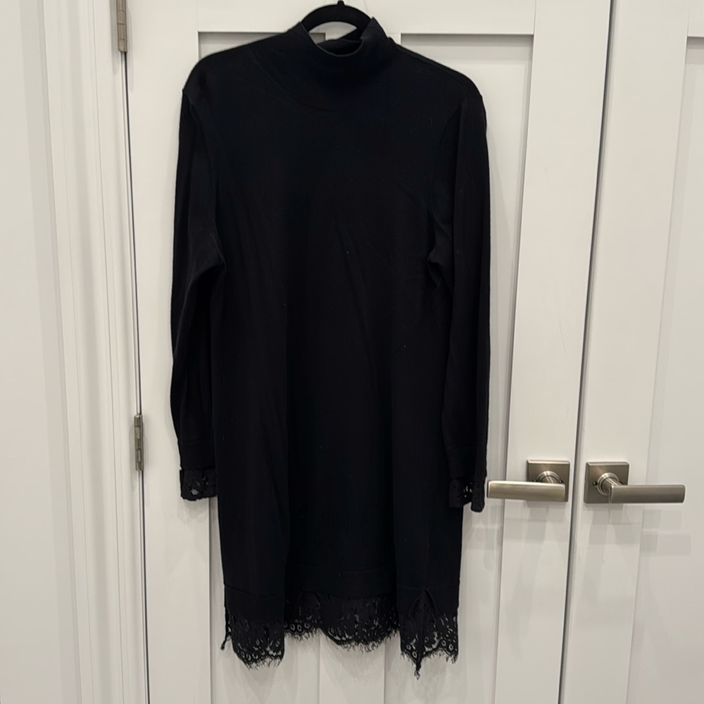 Joie knit and lace dress
